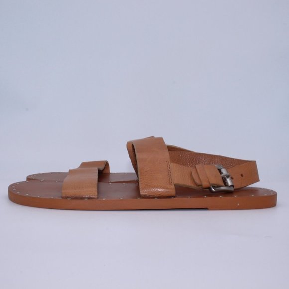 Michael Kors Khaki Leather Sandals Size US 11 M - new with defect - Picture 11 of 12